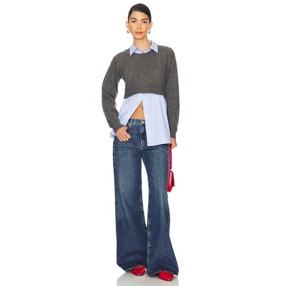 ALL THE WAYS Ash Crop Sweater - Picture 2 of 5